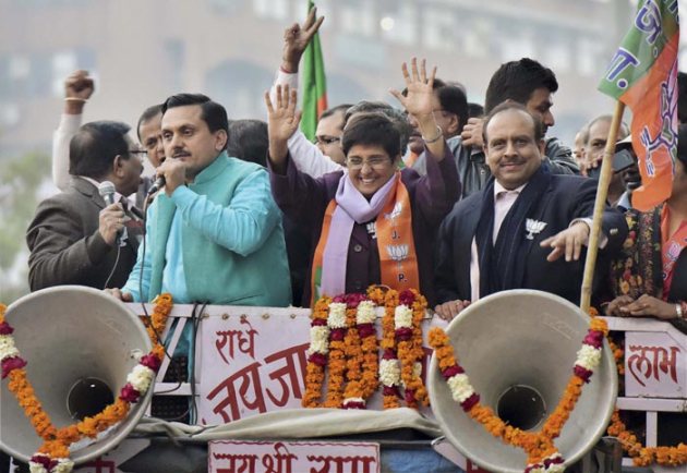 Kiran Bedi, BJP, AAP, Congress, Delhi polls