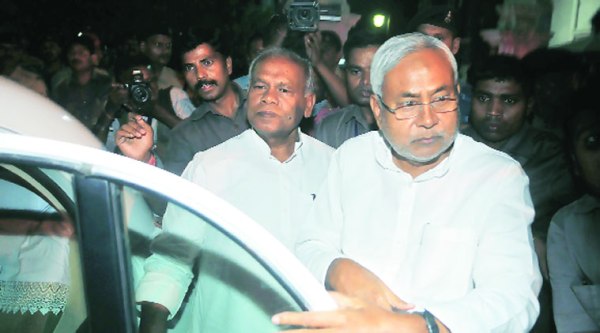 Sources say the ‘cold war’ between Manjhi and Nitish is likely to continue till the Bihar Assembly elections later this year.(Express archive)
