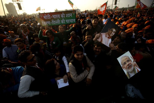 PM Narendra Modi woos Delhi voters as he leads BJP rally ahead of Delhi ...