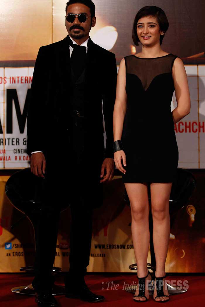 Shamitabh, Amitabh Bachchan, Dhanush, Akshara Haasan, Shamitabh trailer launch