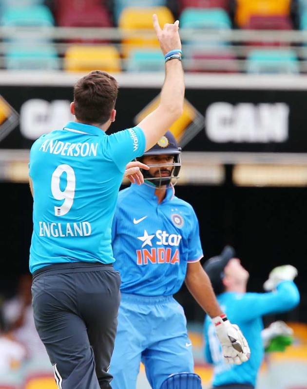 Shikhar Dhawan, James Anderson, India vs England, England vs India, Cricket