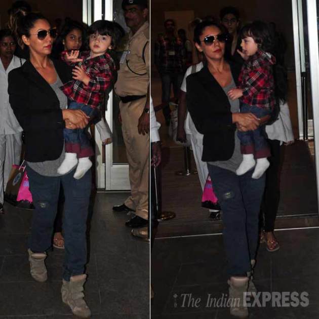 Gauri Khan, AbRam, Suhana