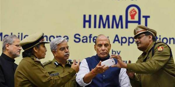 Home Minister Rajnath Singh had launched 'Himmat', a mobile-app of Delhi Police on January 1 to enhance safety of women in the national capital.