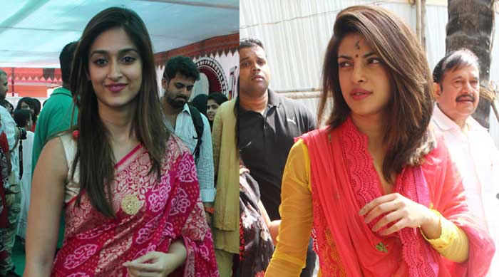 priyanka chopra, ileana dcruz, anurag basu, anurag basu puja pictures