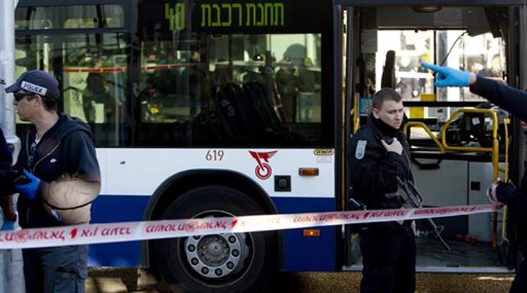 israel, israel bus attack, arab man