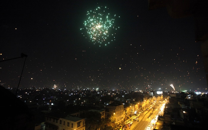 Ahmedabad sky lit up with fireworks on the occasion of Uttarayan ...