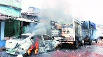Giridih, Ranchi news, accident, fire