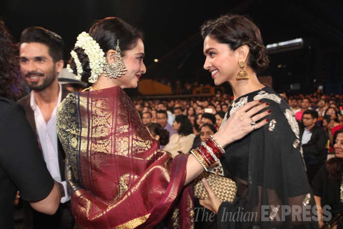 deepika padukone, rekha, screen awards 2015