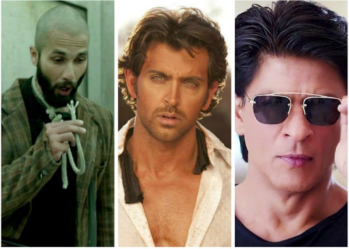 Shahid Kapoor, Shah Rukh Khan, Hrithik Roshan
