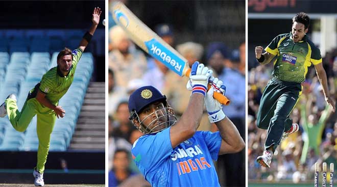 World Cup 2015, 2015 World Cup, Cricket World Cup 2015, CWC 2015, WC 2015, Mahendra Singh Dhoni, Dhoni, Mitchell Johnson, Shahid Afridi, Daniel vettori, Kumar Sangakkara, Mahela Jayawardene, Chris Gayle, Younis Khan, Cricket, Sports, Cricket News, Sports News