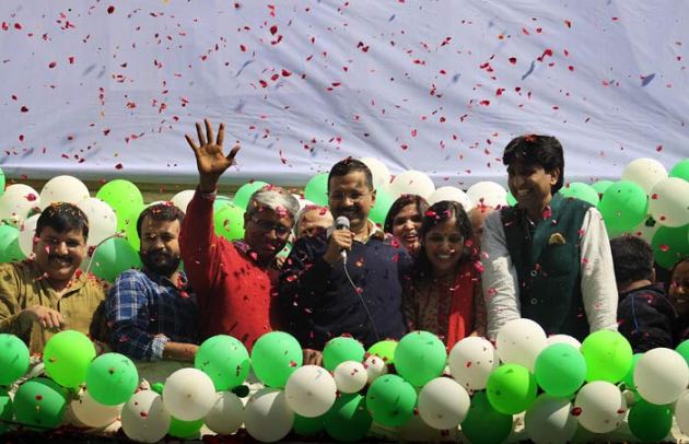Aam aadmi party, arvind kejriwal win, AAP arvind kejriwal, Arvind kejriwal, AAP win, delhi assembly elections, delhi assembly polls, delhi polls, delhi chief minister, delhi CM, delhi news, indian express