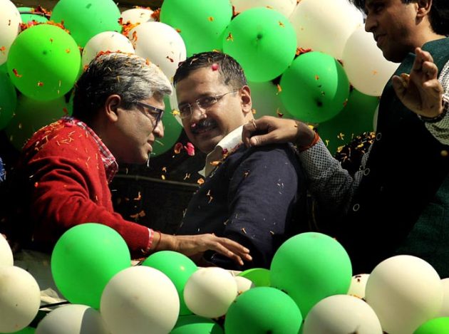 Aam aadmi party, arvind kejriwal win, AAP arvind kejriwal, Arvind kejriwal, AAP win, delhi assembly elections, delhi assembly polls, delhi polls, delhi chief minister, delhi CM, delhi news, indian express