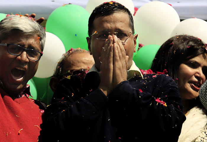 Aam aadmi party, arvind kejriwal win, AAP arvind kejriwal, Arvind kejriwal, AAP win, delhi assembly elections, delhi assembly polls, delhi polls, delhi chief minister, delhi CM, delhi news, indian express