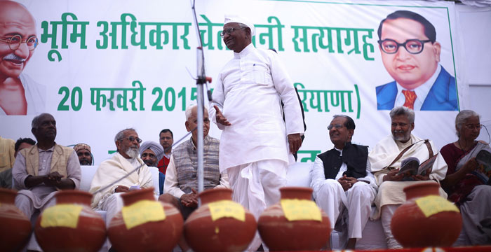 Anna Hazare, Anna protest, Land Acquisition Act