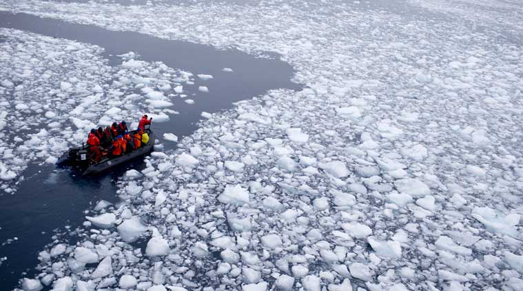 Antarctica, Ice melting, climate change, earth climate, antarctica climate, antarctica ice, antarctica news, world news, climate change news, indian express