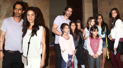 Family day for Arjun Rampal, wife Mehr: Watch ‘Roy’ with kids ...