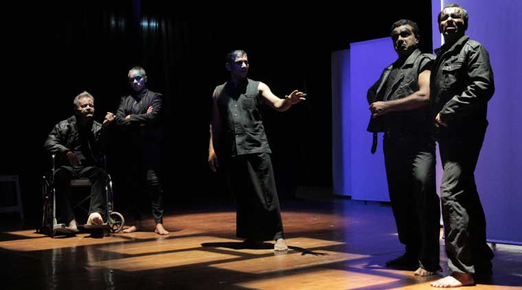 A scene from The Tenth Head, scripted by Vinay Kumar (below)