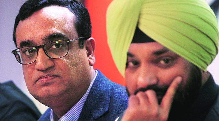 Campaign chief Ajay Maken’s (left) role is likely to reduce while DPCC chief Arvinder Lovely will rebuild the party. (Source: Express Archive )