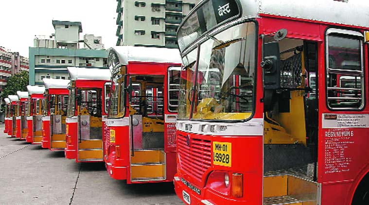 Out of the 284 AC buses, only 162 buses are operational while the rest are under maintenance.(Source: Express Archive)