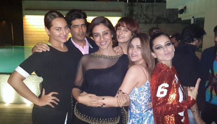 sonakshi sinha, kangana ranaut, tabu, huma qureshi, preity zinta, queen, kangana ranaut party