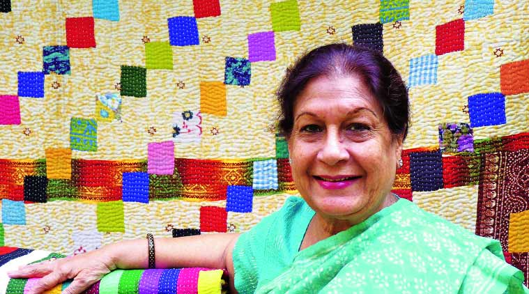  textile, Geeta Khandelwal, Indian textile, Godharis, needlewoman, Talk, Yokohama, New York