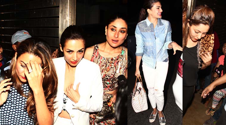 Kareena Kapoor, Jacqueline Fernandez, Malaika Arora Khan, Amrita Arora, Gauri Khan, Karan Johar, Zoya Akhtar party