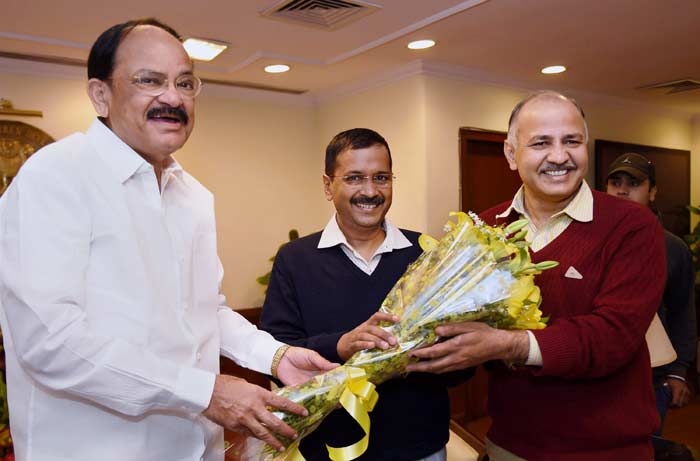 Arvind Kejriwal, Venkaiah Naidu