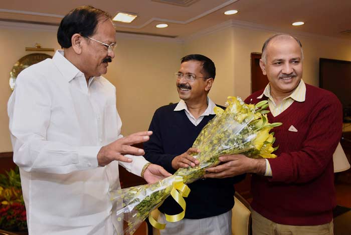 Arvind Kejriwal, Venkaiah Naidu