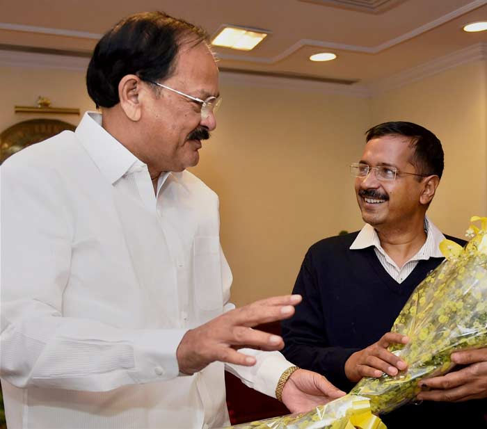 Arvind Kejriwal, Venkaiah Naidu
