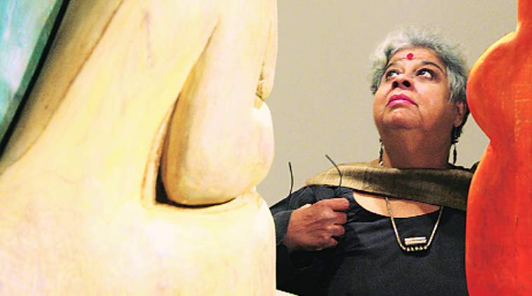 In 1994-95, she was invited by the Museum of Modern Art at Oxford to mount an exhibition of her sculptures.(Photo Source: Manisha Gera Baswani)