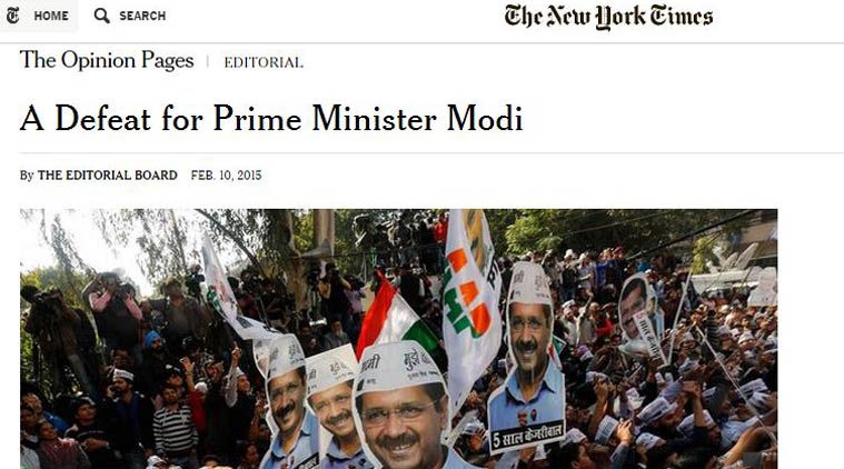 Us Media Sees Narendra Modi ‘brought Down To Earth Political Pulse