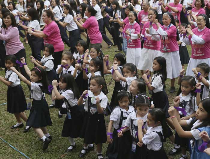 One Billion Rising, Philippines, One Billion Rising Philippines, violence against women, violence against children, women safety, children safety, domestic violence, sexual assault, trafficking, cyber pornography, kidnapping, women, children, Nigerian schoolgirls kidnapped, Islamic militants, women news, world news, indian express
