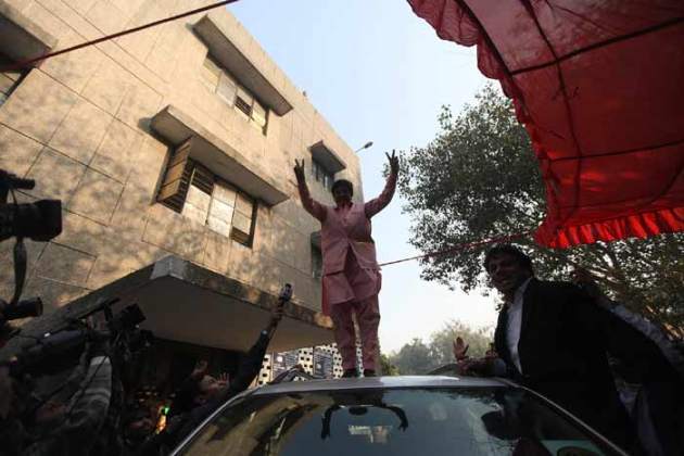 Delhi polls, AAP, BJP, Congress, Delhi elections, Arvind Kejriwal, Kiran Bedi, Ajay Maken