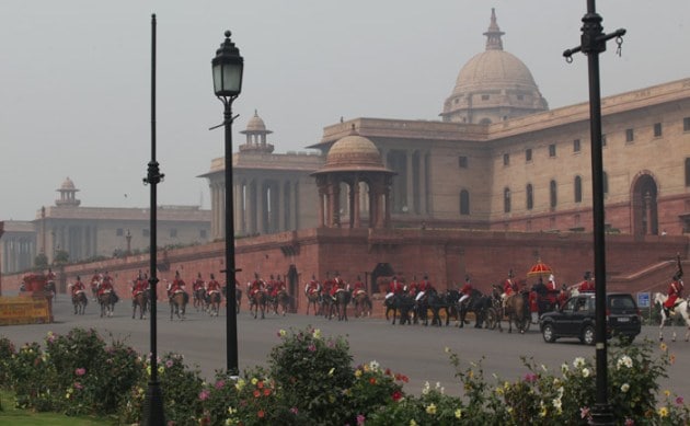 Budget session, budget 2015, President of india, indian president, president buggi, PM modi, Narendra Modi, land ordinance movement, land acquisition bill, parliament, parliament india, lok sabha, president's guard, india news, national news, budget news