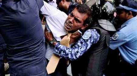 Mohamed Nasheed, Indian Ocean, Maldives Police Service (MPS), Maldives National Defence Force (MNDF)