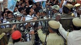 protest, anti-corruption, anti-corruption protest,protest against police, ludhiana news, city news, local news