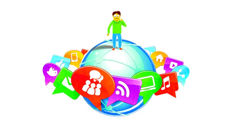 Social media sites help to connect to people worldwide