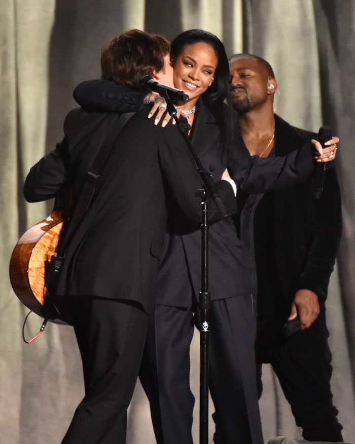kanye west, rihanna, paul mccartney, grammys, grammys 2015