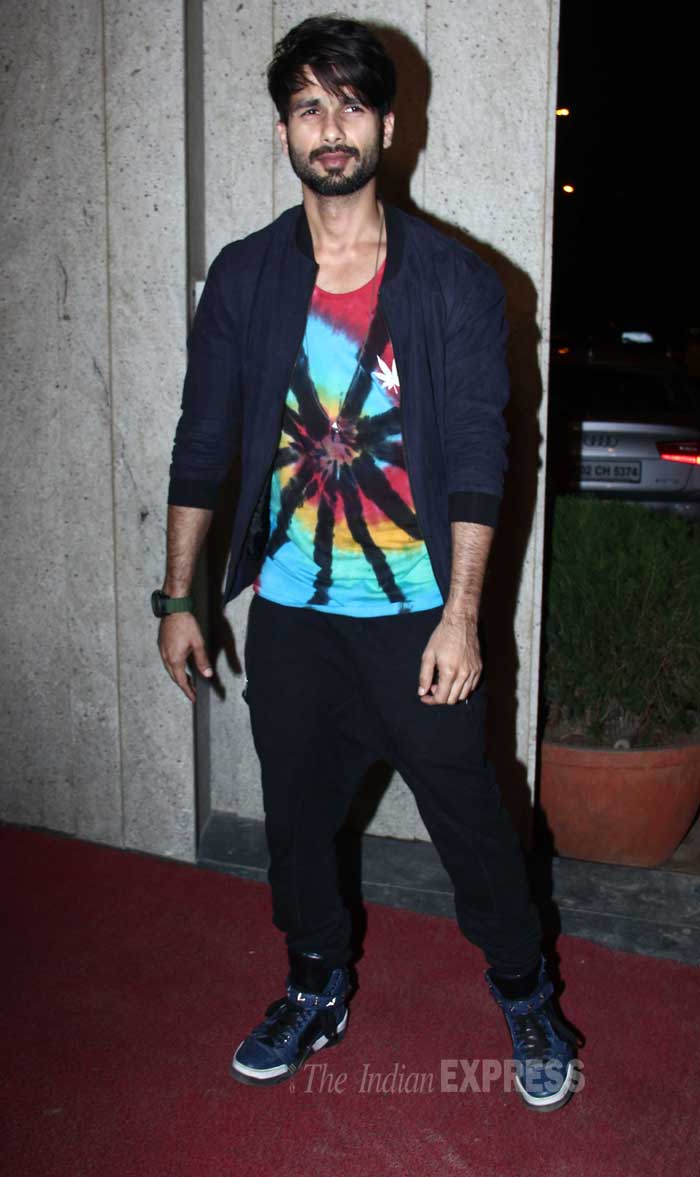 shahid kapoor, kangana ranaut party