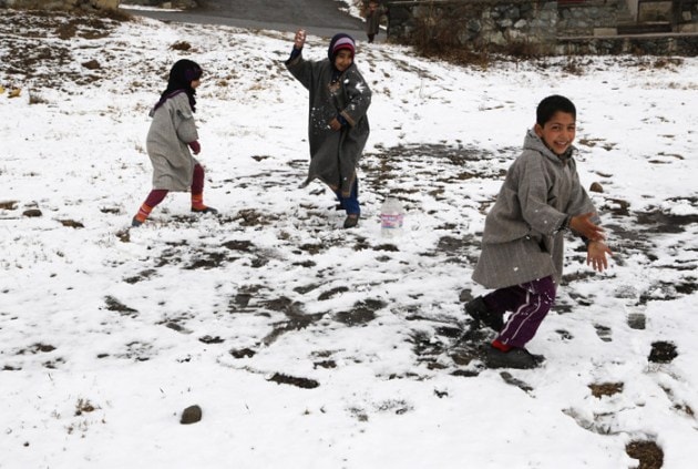 kashmir snowfall