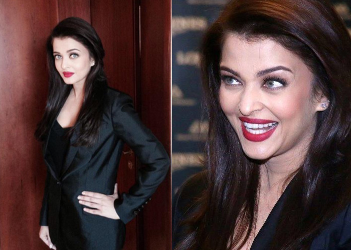 Aishwarya Rai Bachchan dazzles in black during visit to Kuwait