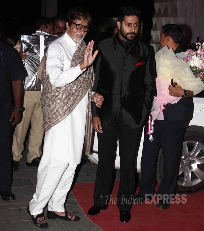 Vidya, Bipasha, Big B, Abhishek, Esha Gupta At Tulsi Kumar’s Reception ...