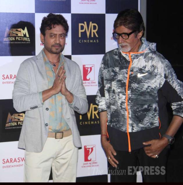 Irrfan Khan, Amitabh bachchan