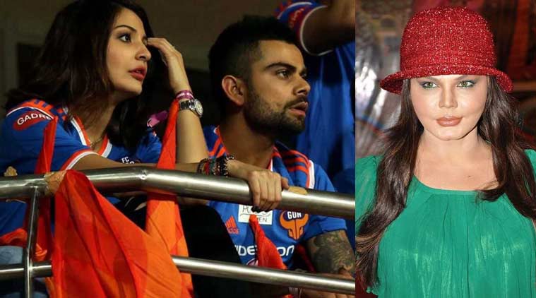 anushka sharma, virat kohli, rakhi sawant