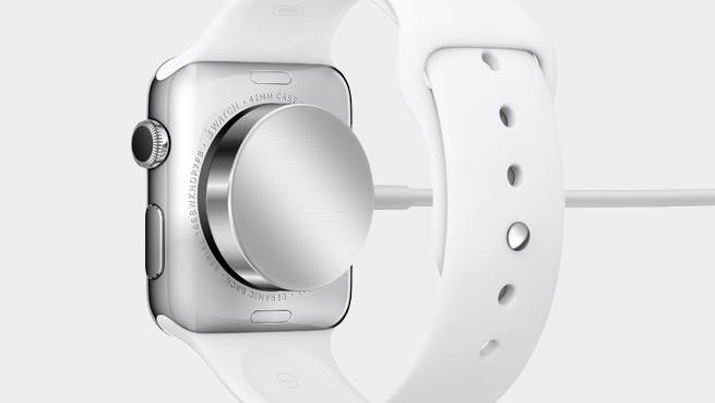 The Apple Watch magnetic charger is simple, but painfully unique