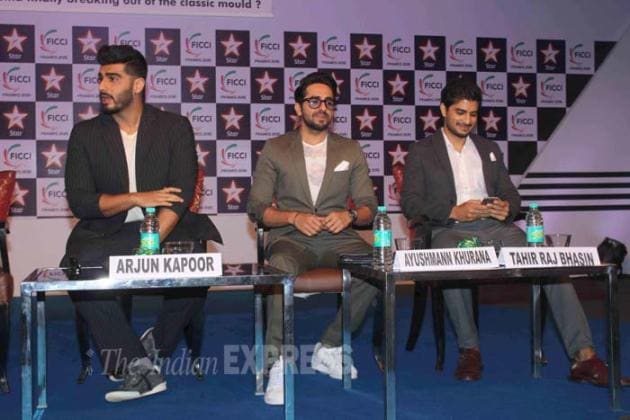arjun kapoor, ayushmann khurrana, tahir raj bhasin