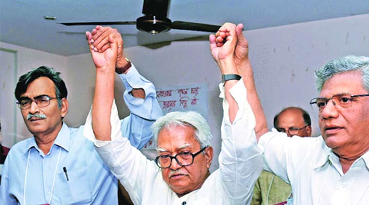 Politburo, Sitaram Yechury, Surya Kanta Mishra, Biman Bose, CMP, CPM secretary, CPM state conference, kolkata news, India news, nation news, national news