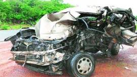 accident, road accidnet, mumbai-agra highway accident, car accident, mumbai news, city news, local news, maharashtra news, Indian Express