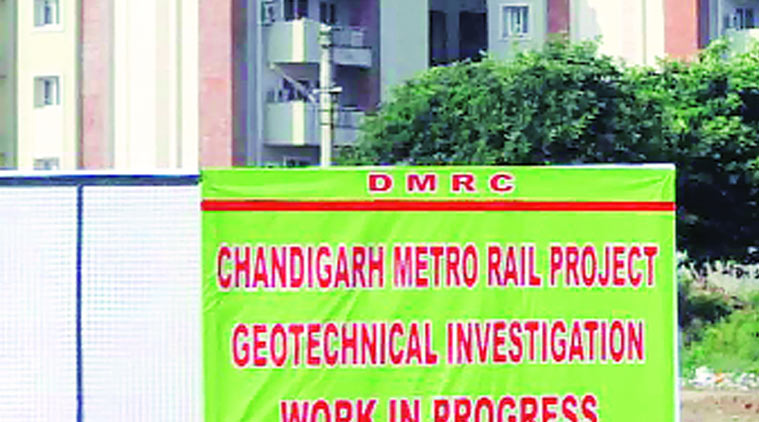 chandiragh metro, chandigarh metri project