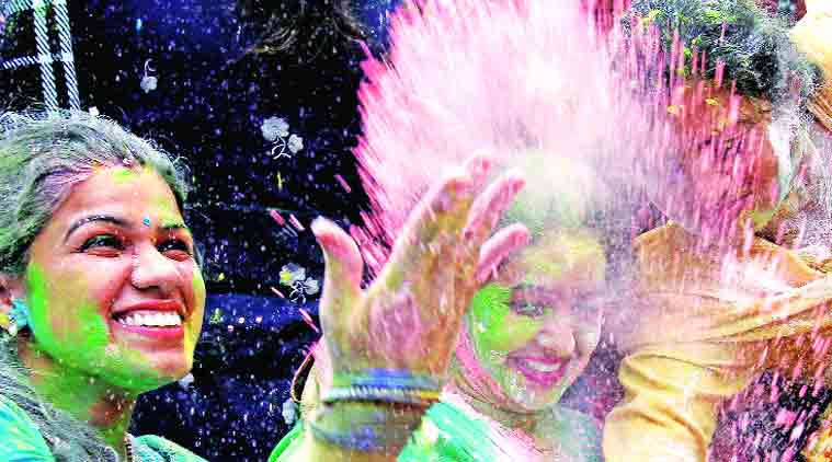 Holi celebration